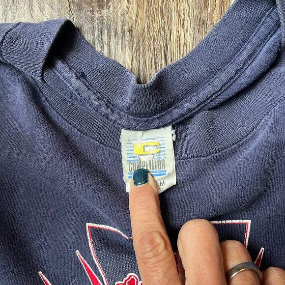 Dallas Cowboys 30 Year Old Vintage Single Seam T Shirt Mens MD - Picture 4 of 8